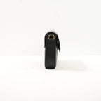 Gucci Black GG Emboseed Leather Super Mini Pochette Crossbody Bag Full Set