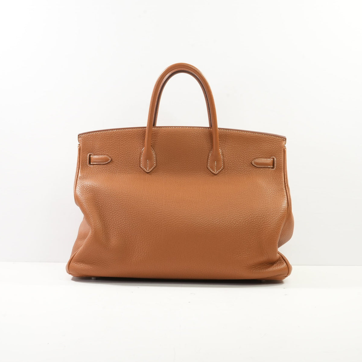 Hermes Brown Togo Leather Birkin 40 (2011) Brown (Dustbag, Rain Coat)