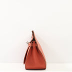 Hermes Taurillon Clemence Jypsiere 28 Rouge Tomate Shoulder Bag (red, 2015)