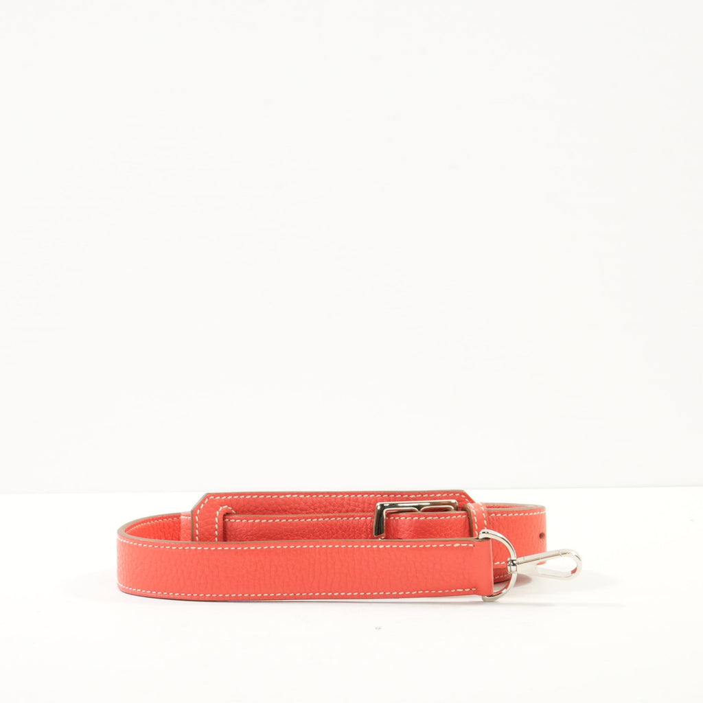 Hermes Taurillon Clemence Jypsiere 28 Rouge Tomate Shoulder Bag (red, 2015)