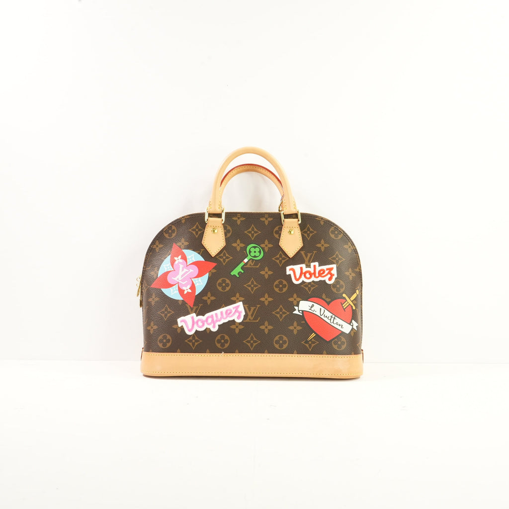 Louis Vuitton Limited Edition Monogram Alma PM Patches With Mini Zippy Wallet