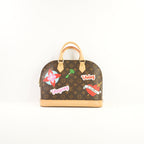 Louis Vuitton Limited Edition Monogram Alma PM Patches With Mini Zippy Wallet
