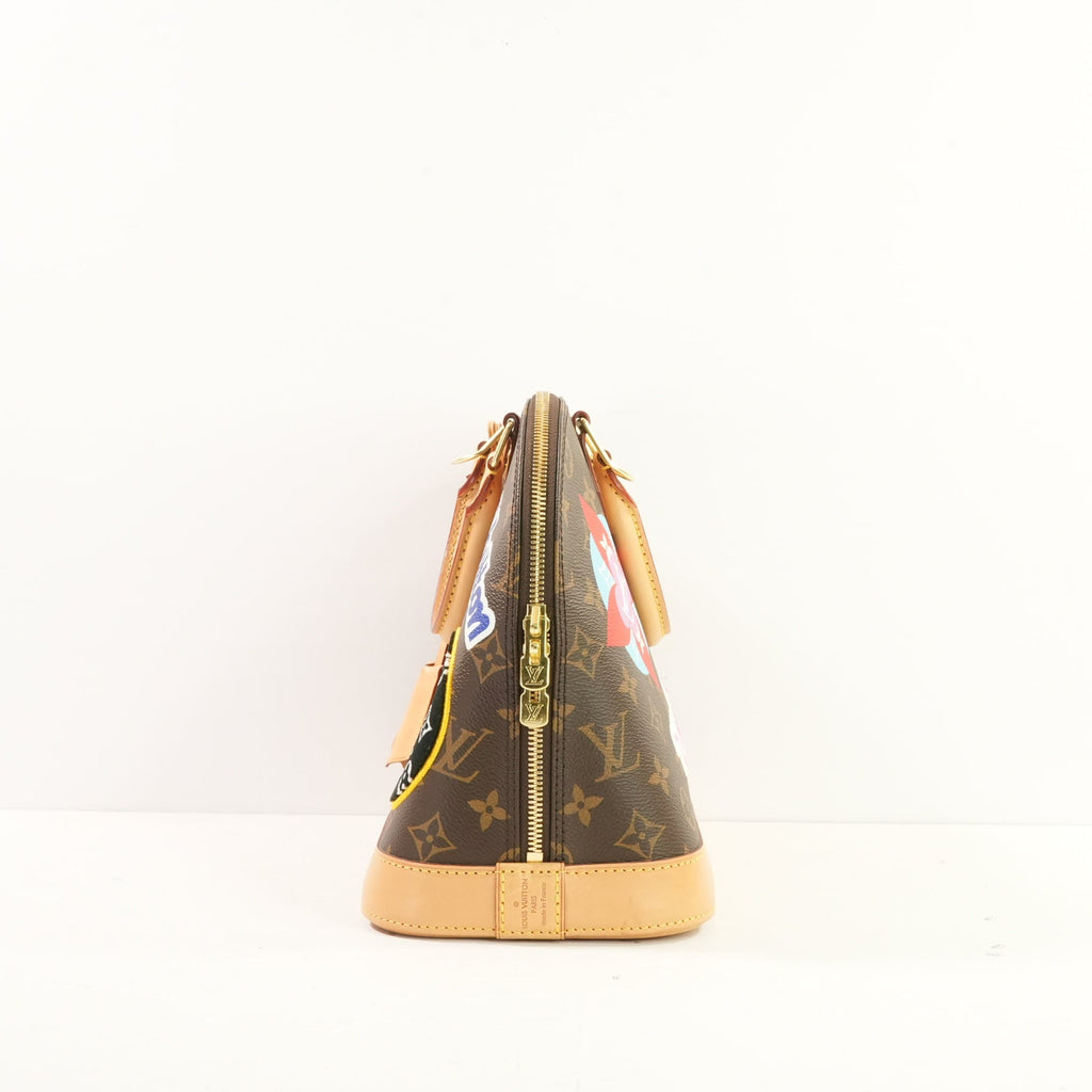 Louis Vuitton Limited Edition Monogram Alma PM Patches With Mini Zippy Wallet