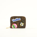 Louis Vuitton Limited Edition Monogram Alma PM Patches With Mini Zippy Wallet
