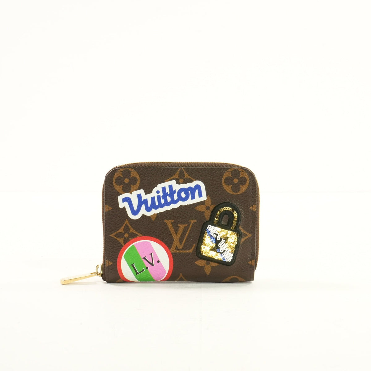 Louis Vuitton Limited Edition Monogram Alma PM Patches With Mini Zippy Wallet