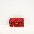 Chanel Red Reissue 2.55 Belt Bag W/ Gold Tone Hardware