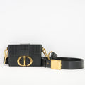 Christan Dior Black Monotaigne Box w/Gold Tone clasp