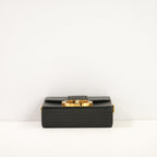Christan Dior Black Monotaigne Box w/Gold Tone clasp
