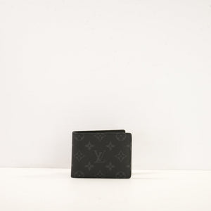 Louis Vuitton Monogram Eclipse Bifold Wallet (w/ Intials)