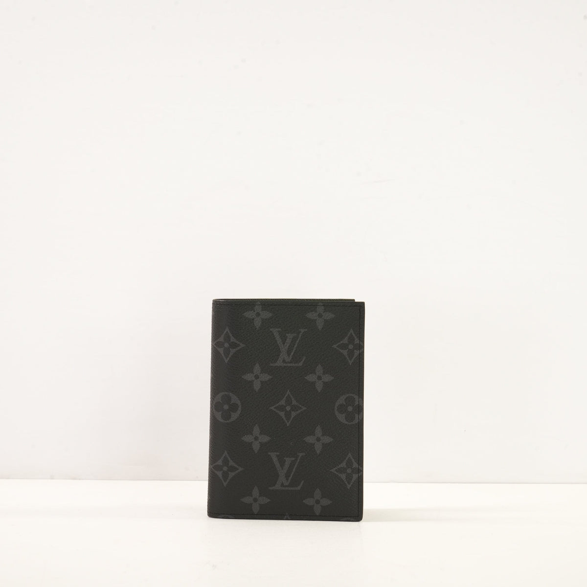 Louis Vuitton Monogram Eclipse Passport Cover (w/ Initals)