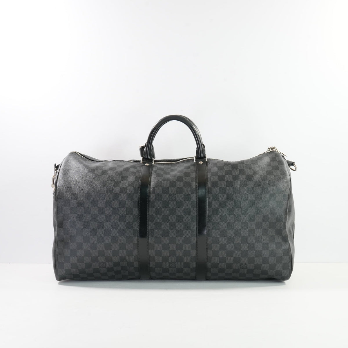 Louis Vuitton Keepall Bandouliere 55 in Black Damier Ebene