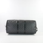 Louis Vuitton Keepall Bandouliere 55 in Black Damier Ebene