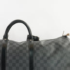 Louis Vuitton Keepall Bandouliere 55 in Black Damier Ebene
