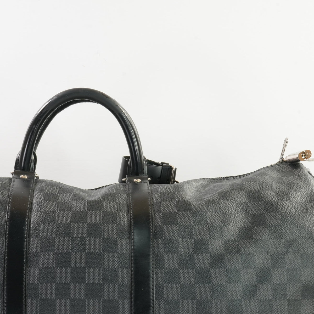 Louis Vuitton Keepall Bandouliere 55 in Black Damier Ebene