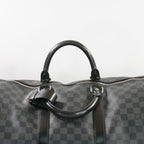 Louis Vuitton Keepall Bandouliere 55 in Black Damier Ebene