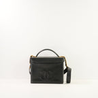 Chanel Black Vintage Make Up Vanity Bag (dust bag)