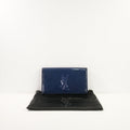 Saint Laurent Patent Leather Navy Blue Clutch (dust bag)