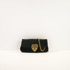 Gucci Hysteria Baboushka Vintage Suede Shoulder Chain Clutch (dust bag)