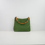 Gucci Green Anita Bamboo Hobo