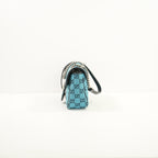 Gucci Blue Diagonal Quilted GG Canvas Marmont Small Shoulder Bag