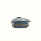 Burberry Blue Denim Louise Round Crossbody