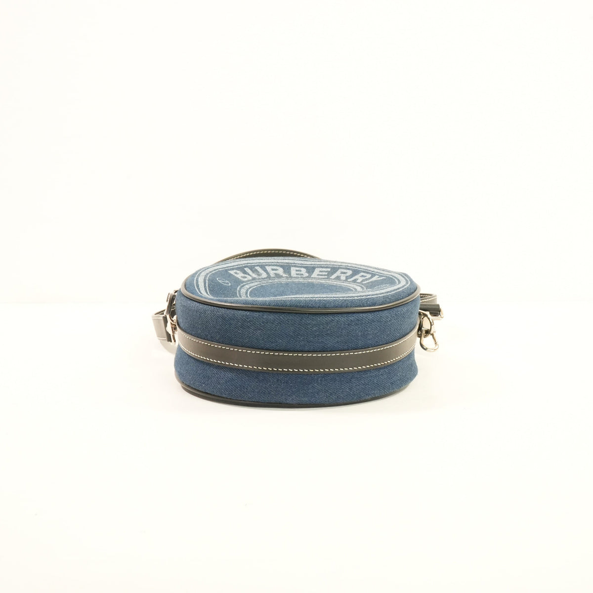 Burberry Blue Denim Louise Round Crossbody