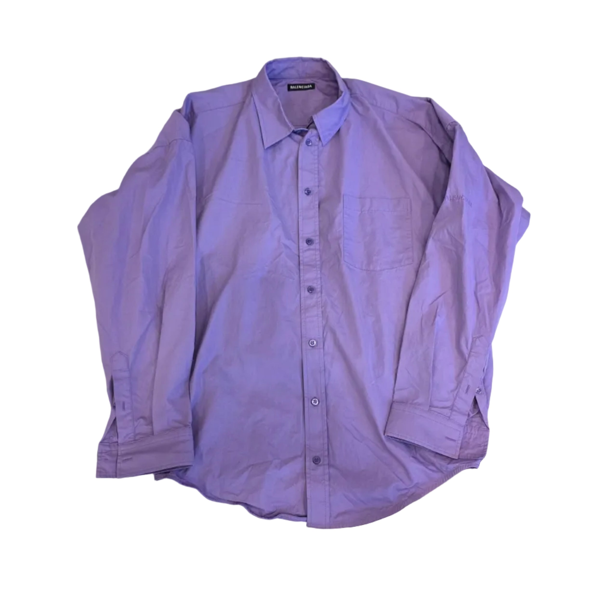 Balenciaga Purple Button Up Size 38