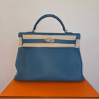 Hermés Kelly 40 Cobalt Togo 2012 P