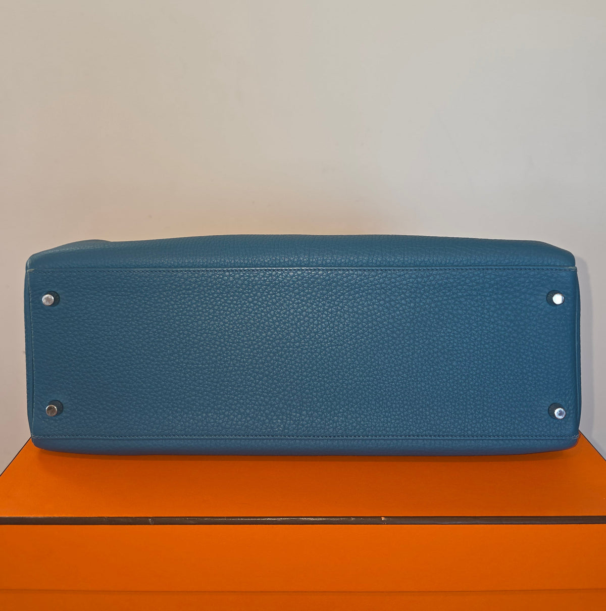 Hermés Kelly 40 Cobalt Togo 2012 P