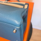 Hermés Kelly 40 Cobalt Togo 2012 P