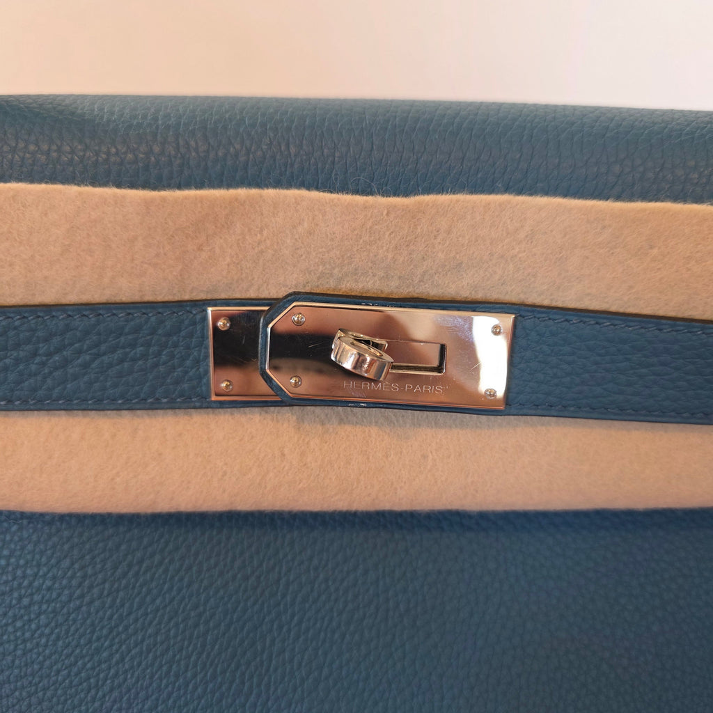 Hermés Kelly 40 Cobalt Togo 2012 P