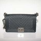 Chanel Boy Medium Chevron Lambskin