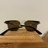 Gucci Brown Aviator Sunglasses W/ Detailing