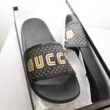 Gucci Supreme Slides Black Stars Size 39