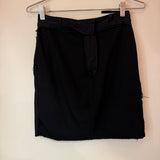 Bottega Veneta A-Line Mini Skirt Black Size 38 W26