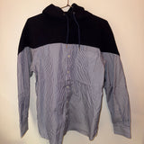 Sacai Blue hoodie/ button down Cotton/ Polyester
