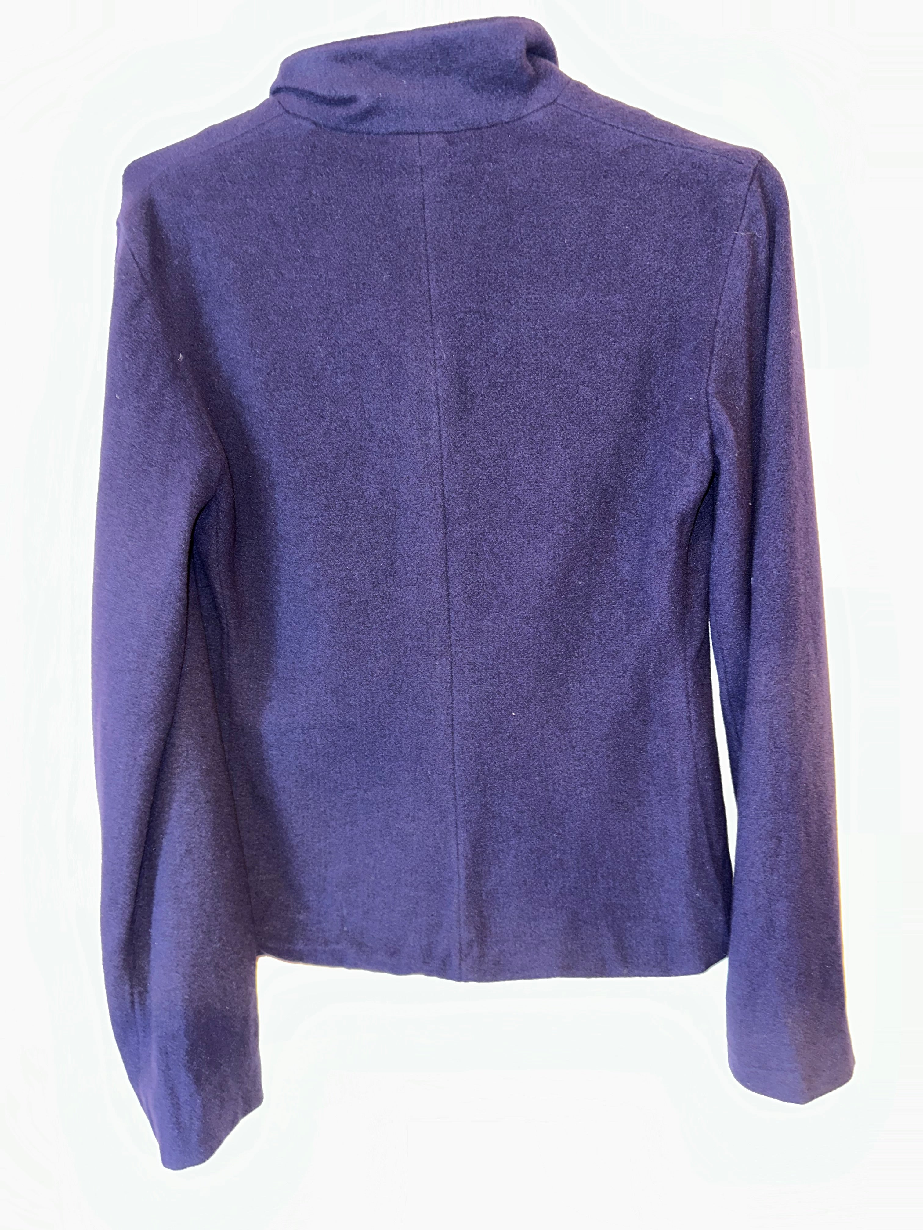Jil Sanders Peacoat Purple