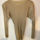 Pleats Please Beige Top