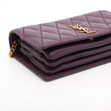 Saint Laurent Paris Sunset Leather Chain Shoulder Bag Red 442906