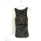 Vintage Gucci x Tom Ford Black and Silver Tinsel Fringe Tank Top Size XS Women's Made in Italy