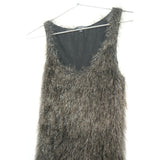 Vintage Gucci x Tom Ford Black and Silver Tinsel Fringe Tank Top Size XS Women's Made in Italy