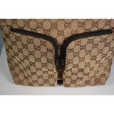 HOU #125. GUCCI GG Canvas Hand Bag Beige