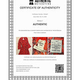 Hermes Scarf Print Long Sleeve Silk Dress