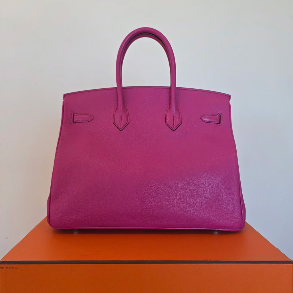 Hermes Birkin 35, Fuchia Chevre 2008 (L)