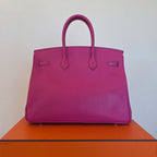 Hermes Birkin 35, Fuchia Chevre 2008 (L)