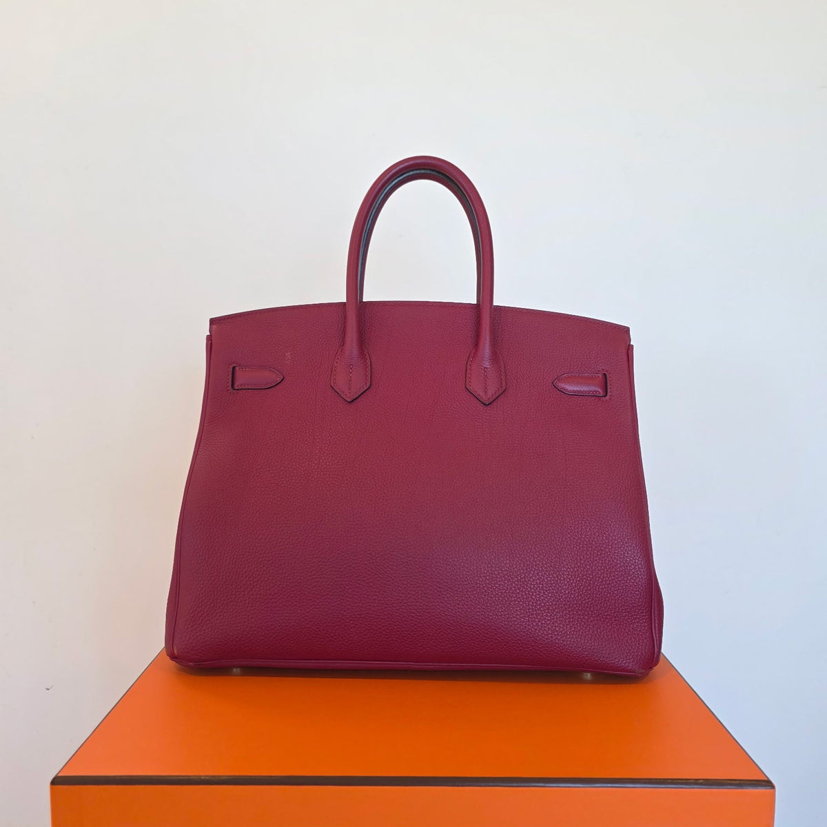 Hermes Birkin 35 Rouge Grenat Togo Leather 2016 (X)