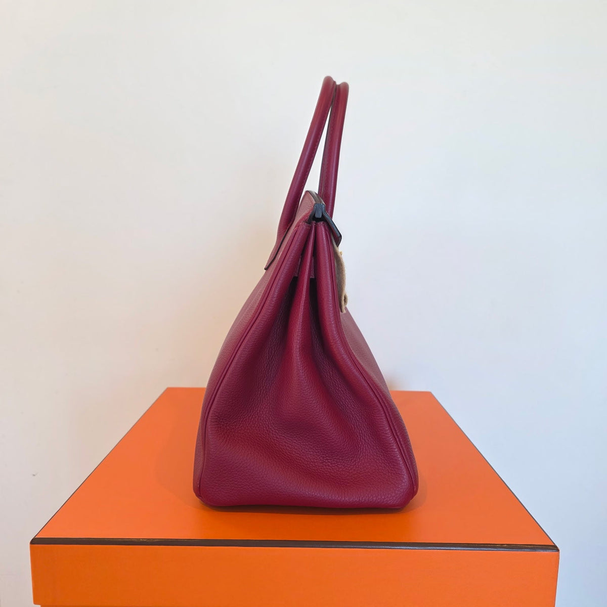 Hermes Birkin 35 Rouge Grenat Togo Leather 2016 (X)