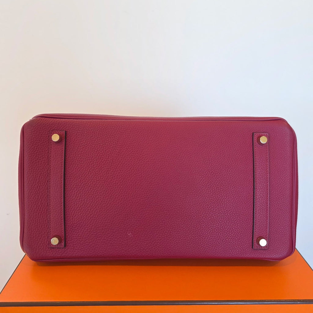 Hermes Birkin 35 Rouge Grenat Togo Leather 2016 (X)