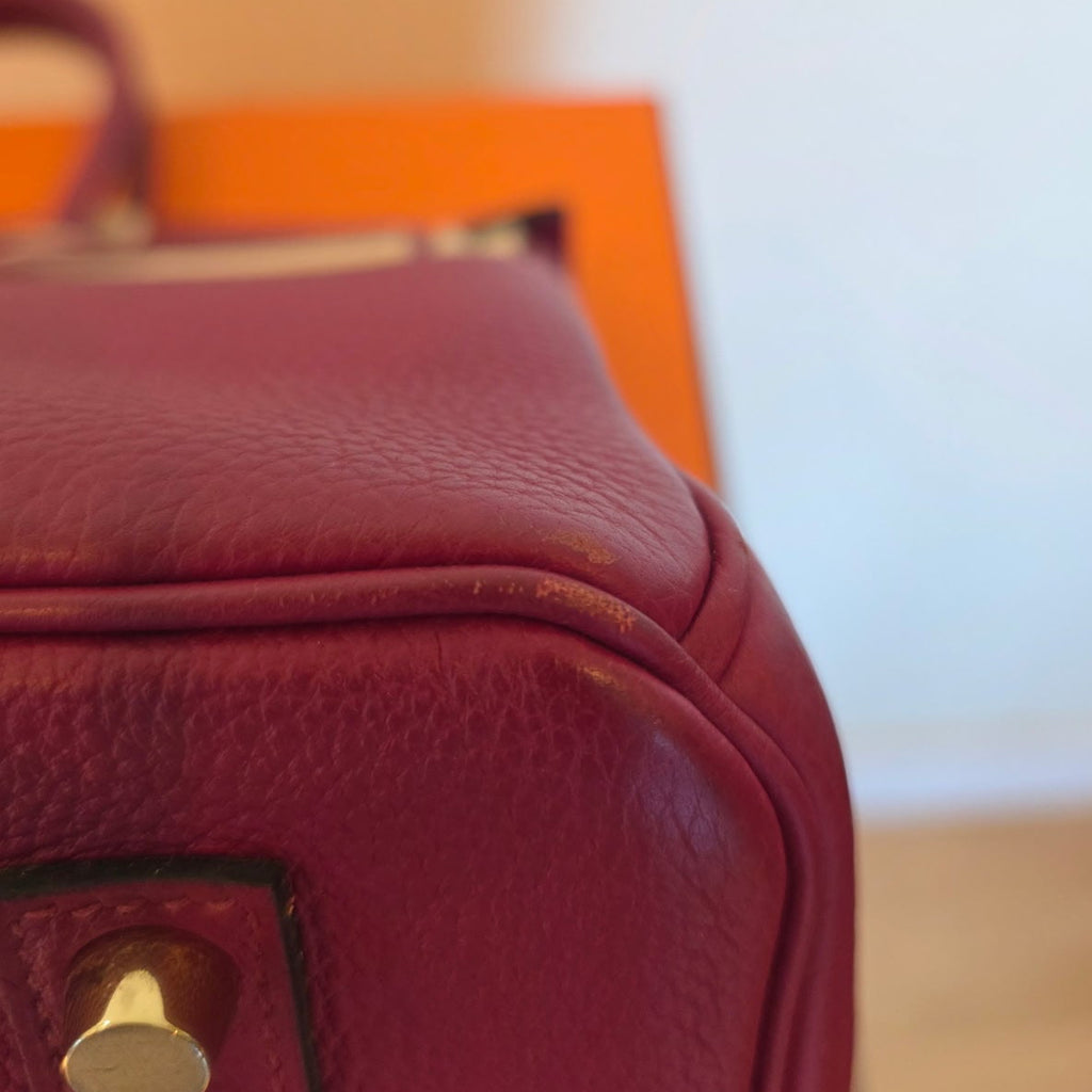 Hermes Birkin 35 Rouge Grenat Togo Leather 2016 (X)