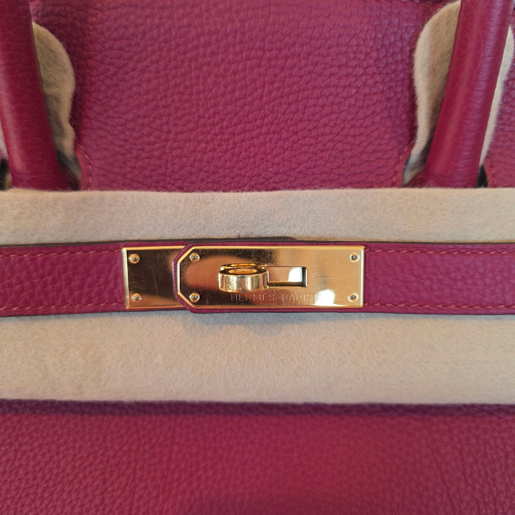 Hermes Birkin 35 Rouge Grenat Togo Leather 2016 (X)